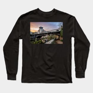 Carrow Road Bridge, Norwich Long Sleeve T-Shirt